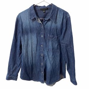 Banana Republic Factory Denim Chambray Button down